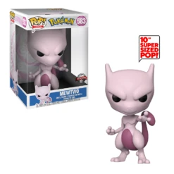 Pokemon: 10" Mewtwo Super Sized Funko Pop! Vinyl