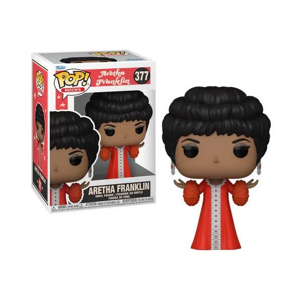 Rocks: Aretha Franklin (Red Dress) Funko Pop! Vinyl 1 Rocks: Aretha Franklin (Red Dress) Funko Pop! Vinyl