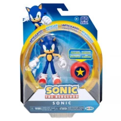 Jakks Sonic The Hedgehog 4" Figure: Sonic W/ Star Spring