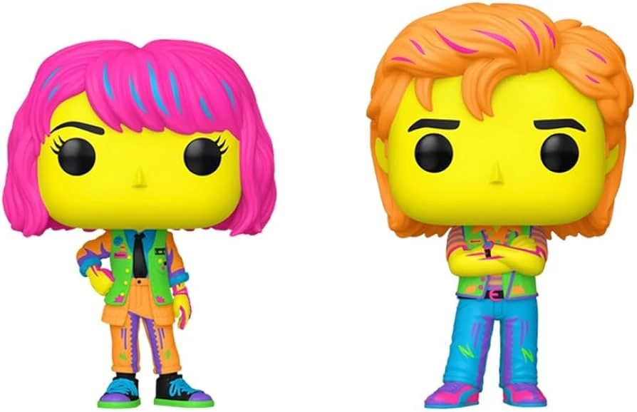Stranger Things: Robin & Steve Black Light 2-Pack Funko POP! Vinyl 2 Stranger Things: Robin & Steve Black Light 2-Pack Funko POP! Vinyl - Image 2