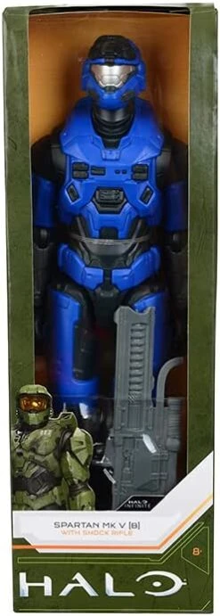 JAZWARES Halo Infinite 12" Figure: Spartan MK V [B] W/ Shock Rifle