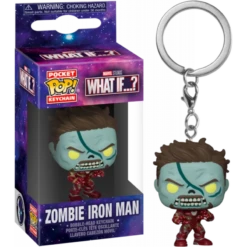 Marvel What If: Zombie Iron Man Funko Pocket Pop! Keychain
