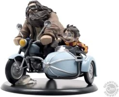 Harry Potter And Hagrid On Motorcycle Q-Fig Max Statue LTD Edition