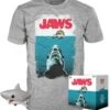 Jaws Great White Shark Bloody Funko POP & Tee (Size M)