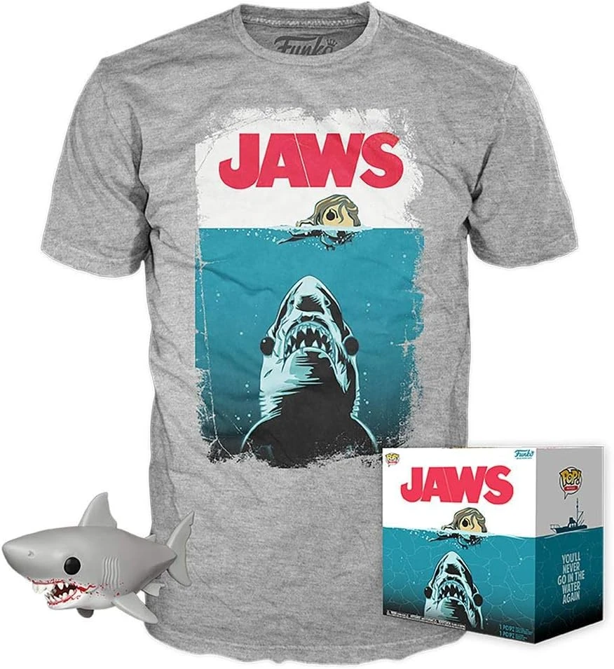 Jaws Great White Shark Bloody Funko POP & Tee (Size M) 1 Jaws Great White Shark Bloody Funko POP & Tee (Size M)