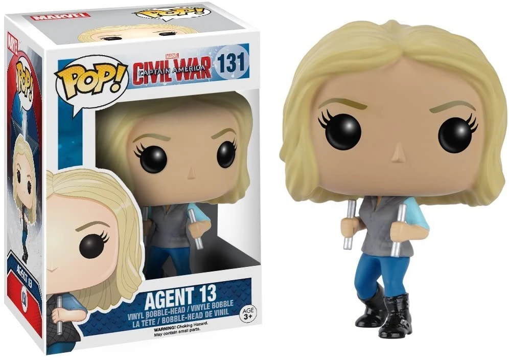Captain America Civil War: Agent 13 Funko Pop! Vinyl 1 Captain America Civil War: Agent 13 Funko Pop! Vinyl