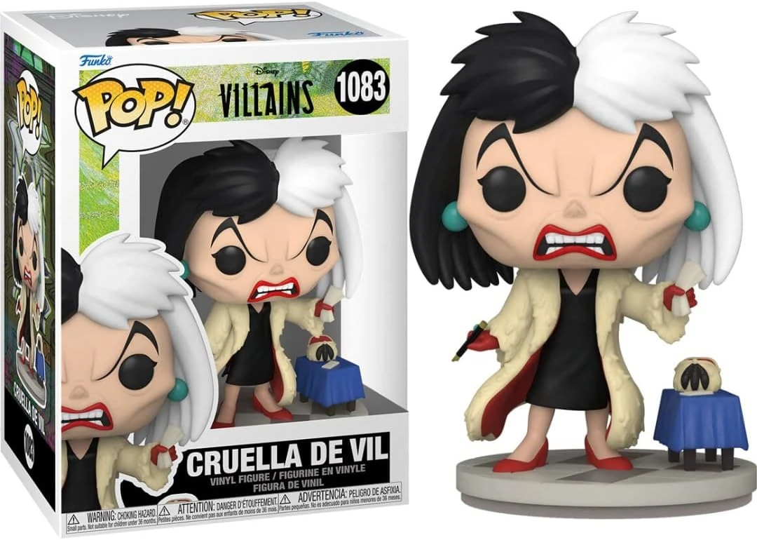 Disney Villains: Cruella De Vil Funko POP! Vinyl 1 Disney Villains: Cruella De Vil Funko POP! Vinyl
