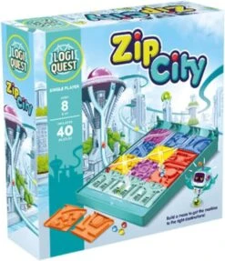 ASMODEE Logi Quest Zip City Puzzle Game