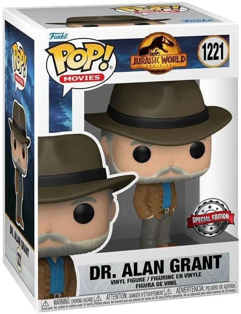 Jurassic World Dominion: Dr Alan Grant Funko POP! Vinyl 1 Jurassic World Dominion: Dr Alan Grant Funko POP! Vinyl