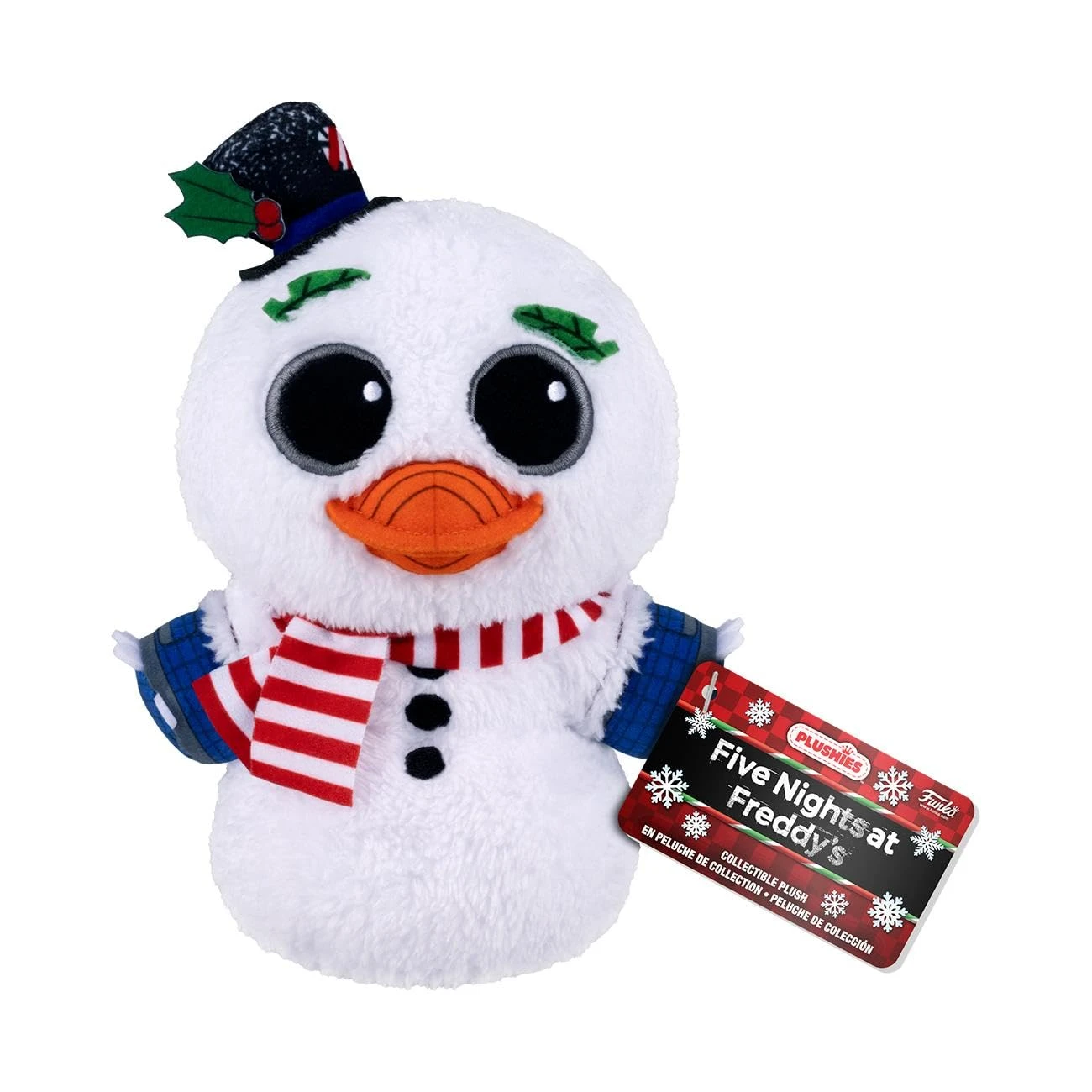 Five Nights At Freddy's: Holiday Snowman Chica 7" Funko Plush 1 Five Nights At Freddy's: Holiday Snowman Chica 7" Funko Plush