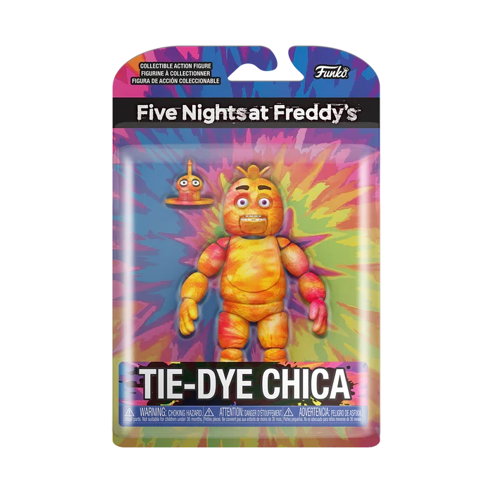 Five Nights At Freddy's: Tie Dye Chica Articulated 5" Funko Figure 1 Five Nights At Freddy's: Tie Dye Chica Articulated 5" Funko Figure