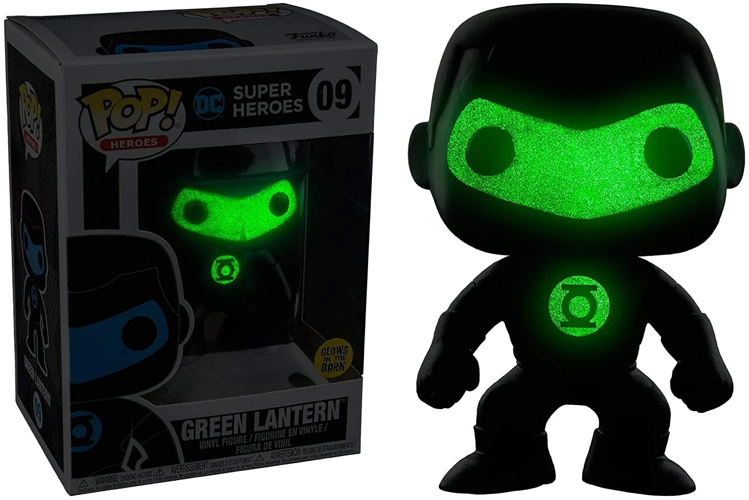 DC Super Heroes: Green Lantern Silhouette (GITD) Funko Pop! Vinyl 2 DC Super Heroes: Green Lantern Silhouette (GITD) Funko Pop! Vinyl - Image 2
