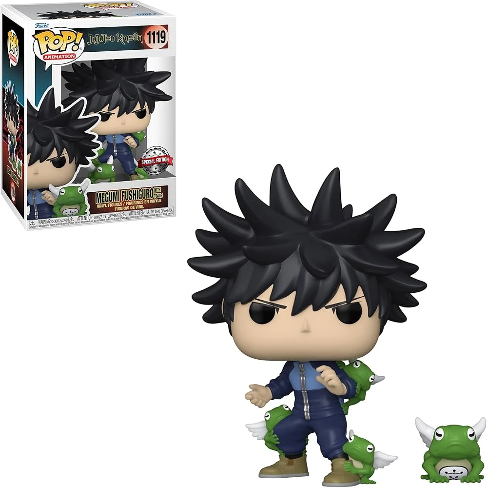 Jujutsu Kaisen: Megumi Fushiguro W/ Toads Funko POP! Vinyl 1 Jujutsu Kaisen: Megumi Fushiguro W/ Toads Funko POP! Vinyl