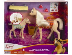 MATTEL Spirit Untamed Cuddle Colt & Mama Doll Playset