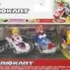 Hot Wheels Mario Kart 4-Pack: Mario, Yoshi, Princess Peach & Orange Shy Guy