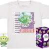 To Infinity And Beyond Buzz Alien Remix Funko Pocket Pop! & Tee - Size Child L