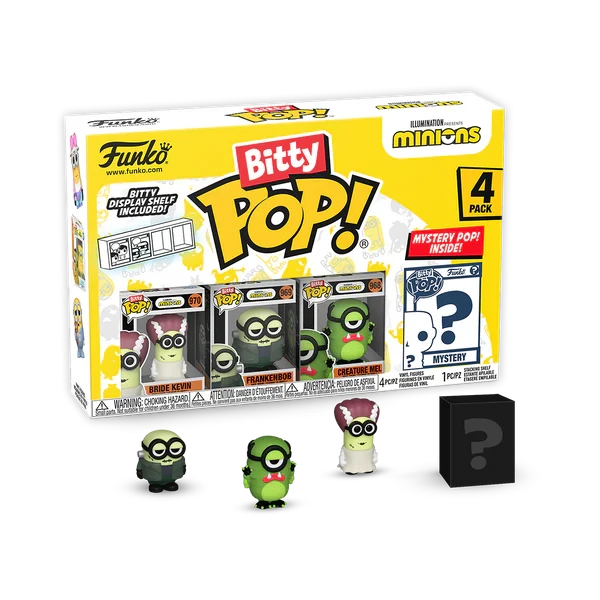 Minions Funko Bitty POP! 4-Pack Series 2 1 Minions Funko Bitty POP! 4-Pack Series 2