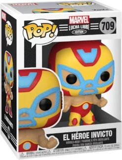 Marvel Luchadores: El Heroe Invicto (Iron Man) Funko Pop! Vinyl