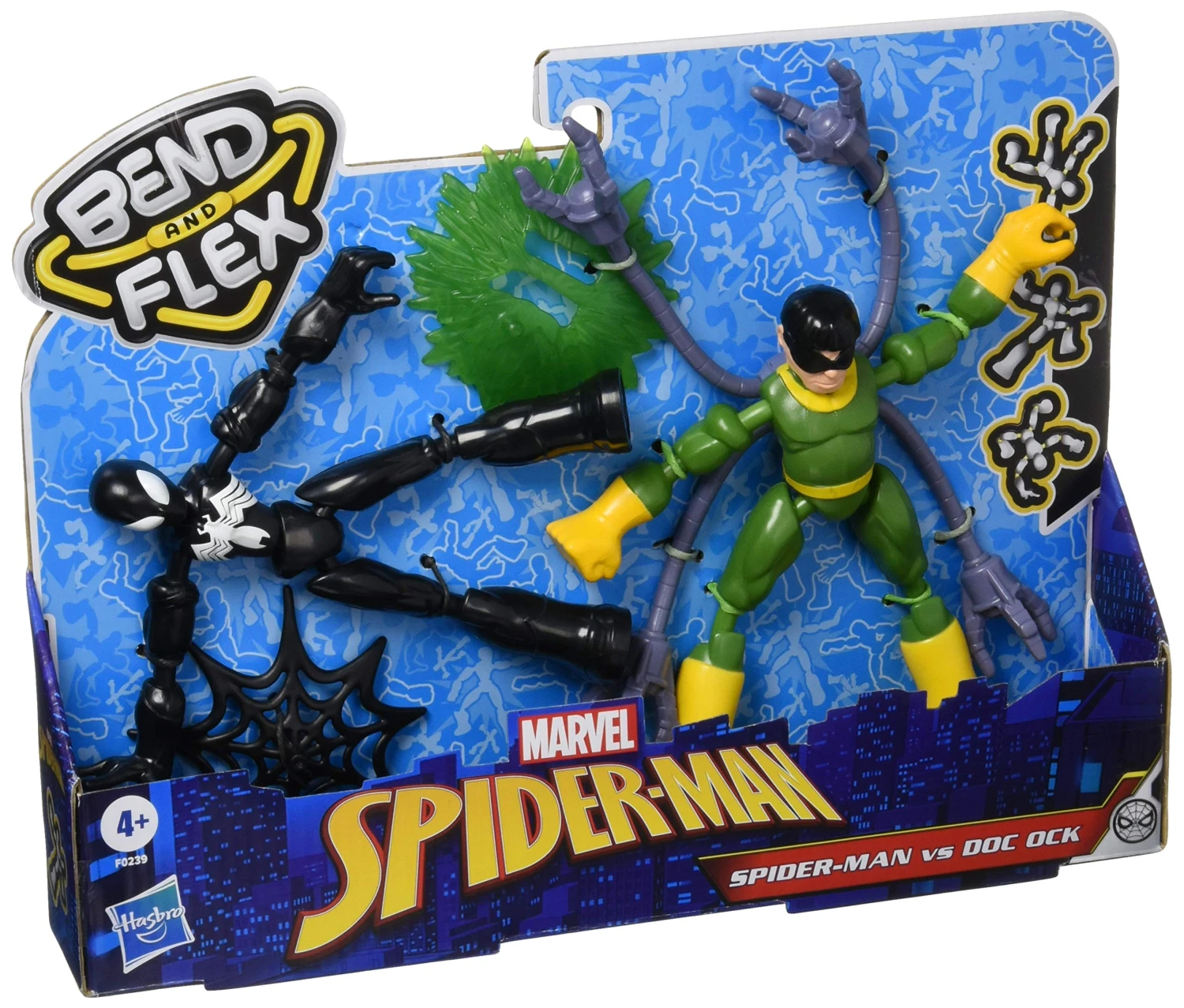 Hasbro Spider-Man VS Dock Ock Bend And Flex Figure 2-Pack 1 Hasbro Spider-Man VS Dock Ock Bend And Flex Figure 2-Pack
