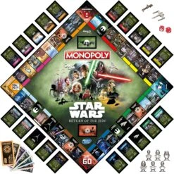 Hasbro Monopoly: Star Wars Return Of The Jedi Edition Board Game -Toys N Geeks Store A1432lshqNL. AC SL1500