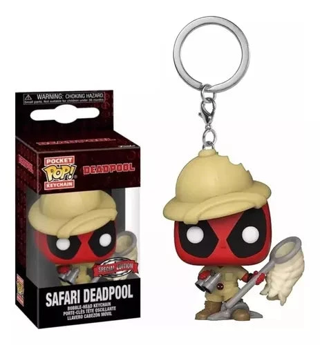 Marvel Deadpool: Safari Deadpool Funko POP! Keychain 1 Marvel Deadpool: Safari Deadpool Funko POP! Keychain