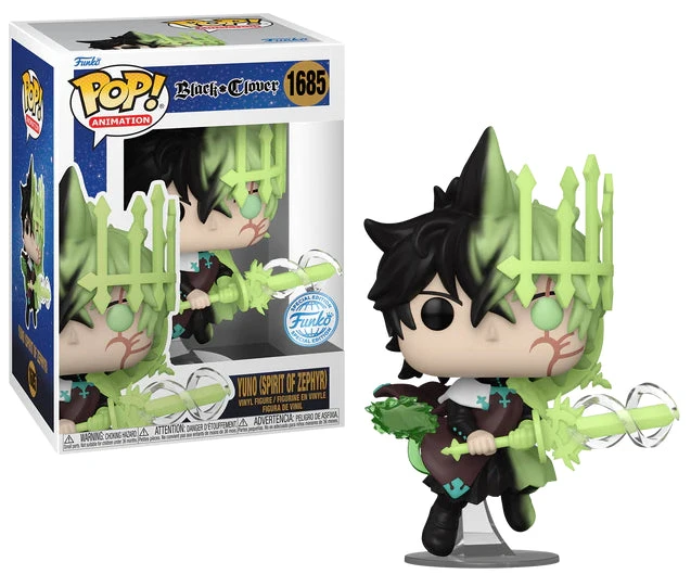 Black Clover: Yuno (Spirit Of Zephyr) Funko POP! Vinyl 1 Black Clover: Yuno (Spirit Of Zephyr) Funko POP! Vinyl