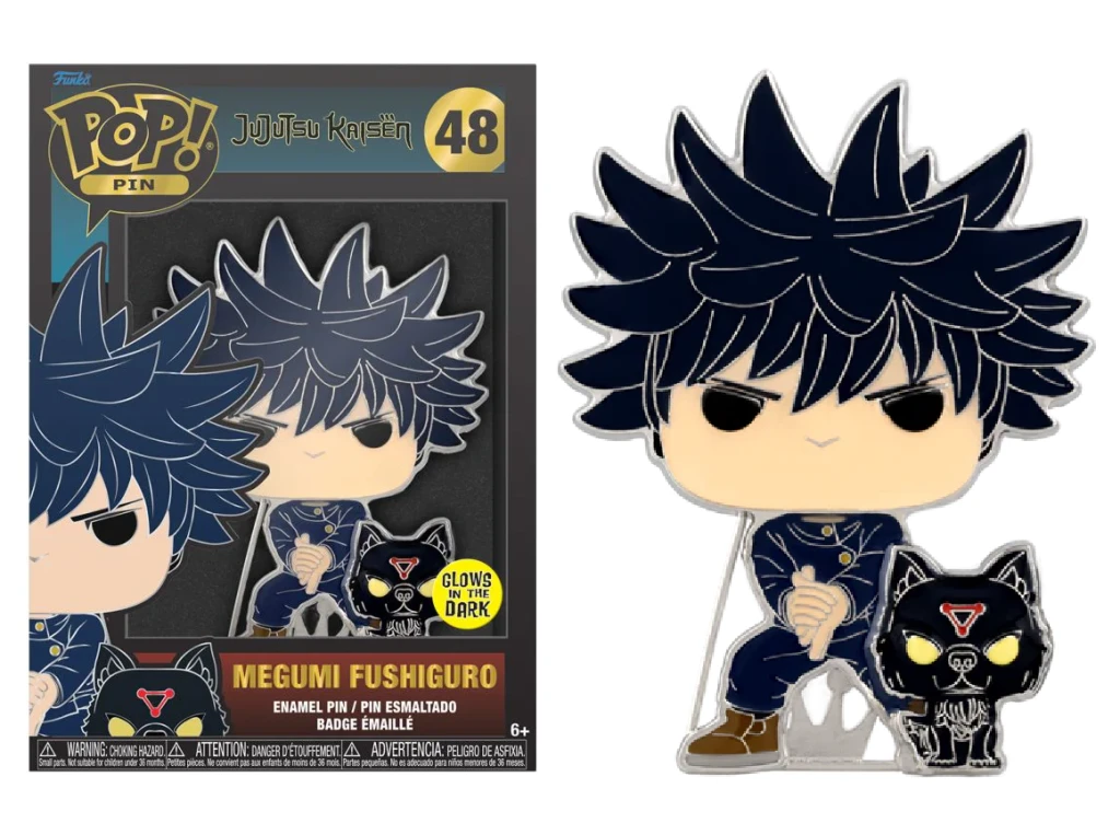 Jujutsu Kaisen: Megumi Fushiguro Funko Pop! Pin 1 Jujutsu Kaisen: Megumi Fushiguro Funko Pop! Pin