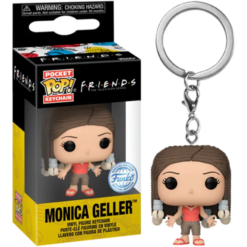 Friends: Monica W/ Braids Funko Pocket POP! Keychain 1 Friends: Monica W/ Braids Funko Pocket POP! Keychain