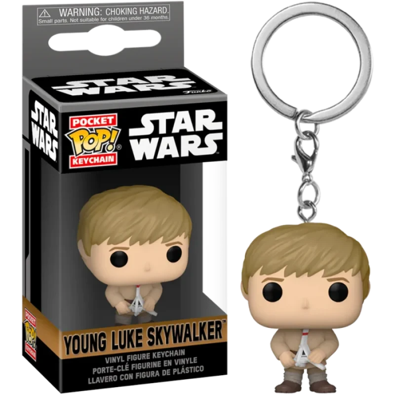 Star Wars Obi-Wan Kenobi: Young Luke Skywalker Funko Pocket Pop! Keychain 1 Star Wars Obi-Wan Kenobi: Young Luke Skywalker Funko Pocket Pop! Keychain