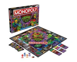 Hasbro Monopoly: Teenage Mutant Ninja Turtles Mutant Mayhem Edition Board Game