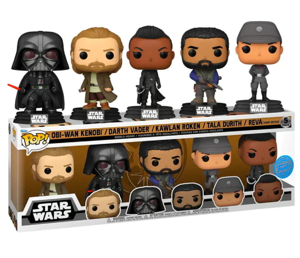 Star Wars Obi-Wan Kenobi Funko POP! Vinyl 5 Pack 1 Star Wars Obi-Wan Kenobi Funko POP! Vinyl 5 Pack