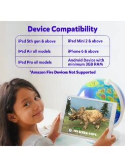 Orboot Dinos By PlayShifu - Interactive Dinosaur Globe -Toys N Geeks Store T676W SQ6 0000000088 NO COLOR SLd2