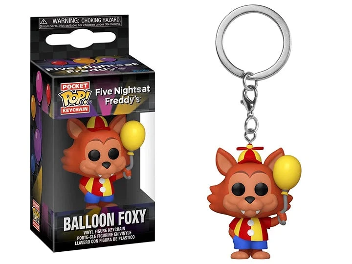 Five Nights At Freddy's: Balloon Foxy Funko Pocket POP! Keychain 1 Five Nights At Freddy's: Balloon Foxy Funko Pocket POP! Keychain