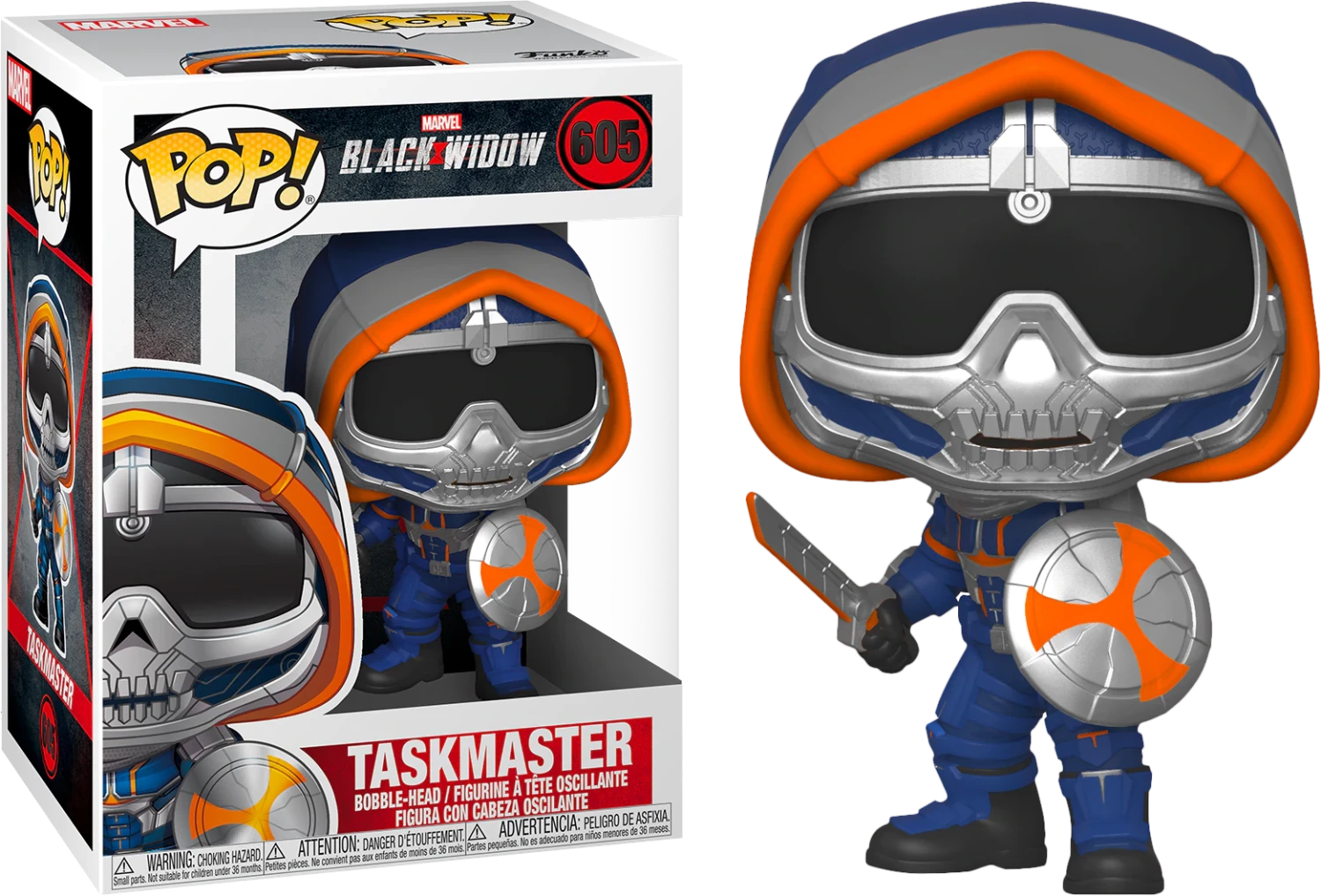 Black Widow: Taskmaster W/ Shield Funko Pop! Vinyl 1 Black Widow: Taskmaster W/ Shield Funko Pop! Vinyl