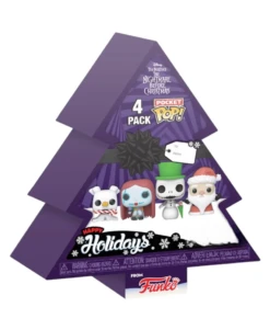 The Nightmare Before Christmas: Christmas Tree Holiday Box Funko Pocket POP! 4-Pack