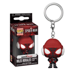 Gamerverse: Spider-Man Miles Morales (Winter Suit) Funko Pocket POP! Keychain