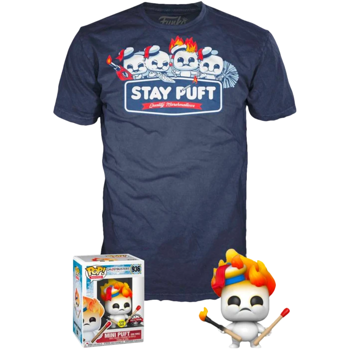 Ghostbusters Afterlife: Minipuft W/ Matches (Glow In The Dark) Funko Pop! & Tee 1 Ghostbusters Afterlife: Minipuft W/ Matches (Glow In The Dark) Funko Pop! & Tee