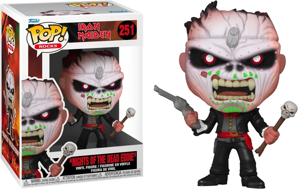 Rocks: Iron Maiden - "Nights Of The Dead Eddie" Funko POP! Vinyl 1 Rocks: Iron Maiden - "Nights Of The Dead Eddie" Funko POP! Vinyl