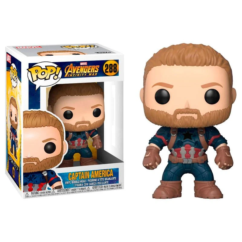 Avengers Infinity War: Captain America Funko Pop! Vinyl 1 Avengers Infinity War: Captain America Funko Pop! Vinyl