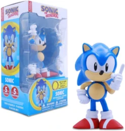 Sonic The Hedgehog 4" Buildable Figure: Sonic W/ Ring (Series 2)