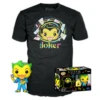 Batman The Animated Series: Joker (Blacklight) Funko Pop! & Tee (XL)
