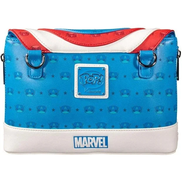 Loungefly X Marvel: Captain America Crossbody Bag 2 Loungefly X Marvel: Captain America Crossbody Bag - Image 2