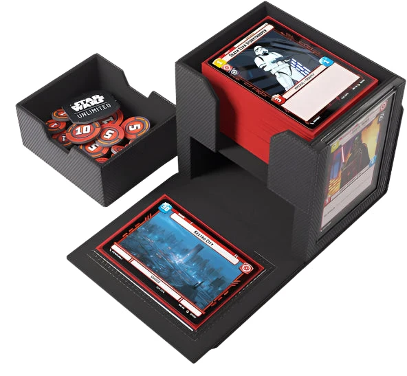 Gamegenic Star Wars: Unlimited Deck Pod (Black) 2 Gamegenic Star Wars: Unlimited Deck Pod (Black) - Image 2