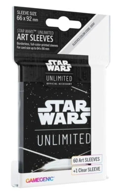 Gamegenic Star Wars: Unlimited Card Game - Card Back White Art Sleeves