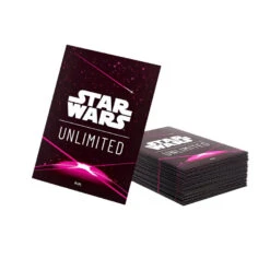 Gamegenic Star Wars: Unlimited Card Game - Card Back Magenta Art Sleeves