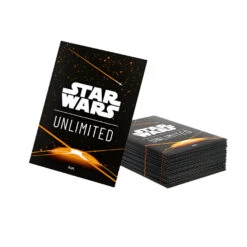 Gamegenic Star Wars: Unlimited Card Game - Card Back Orange Art Sleeves