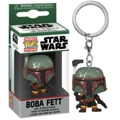 Star Wars The Book Of Boba Fett: Boba Fett Funko Pocket Pop! Keychain