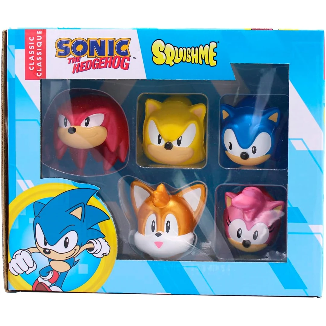 Sonic The Hedgehog Squishme 5 Pack 1 Sonic The Hedgehog Squishme 5 Pack