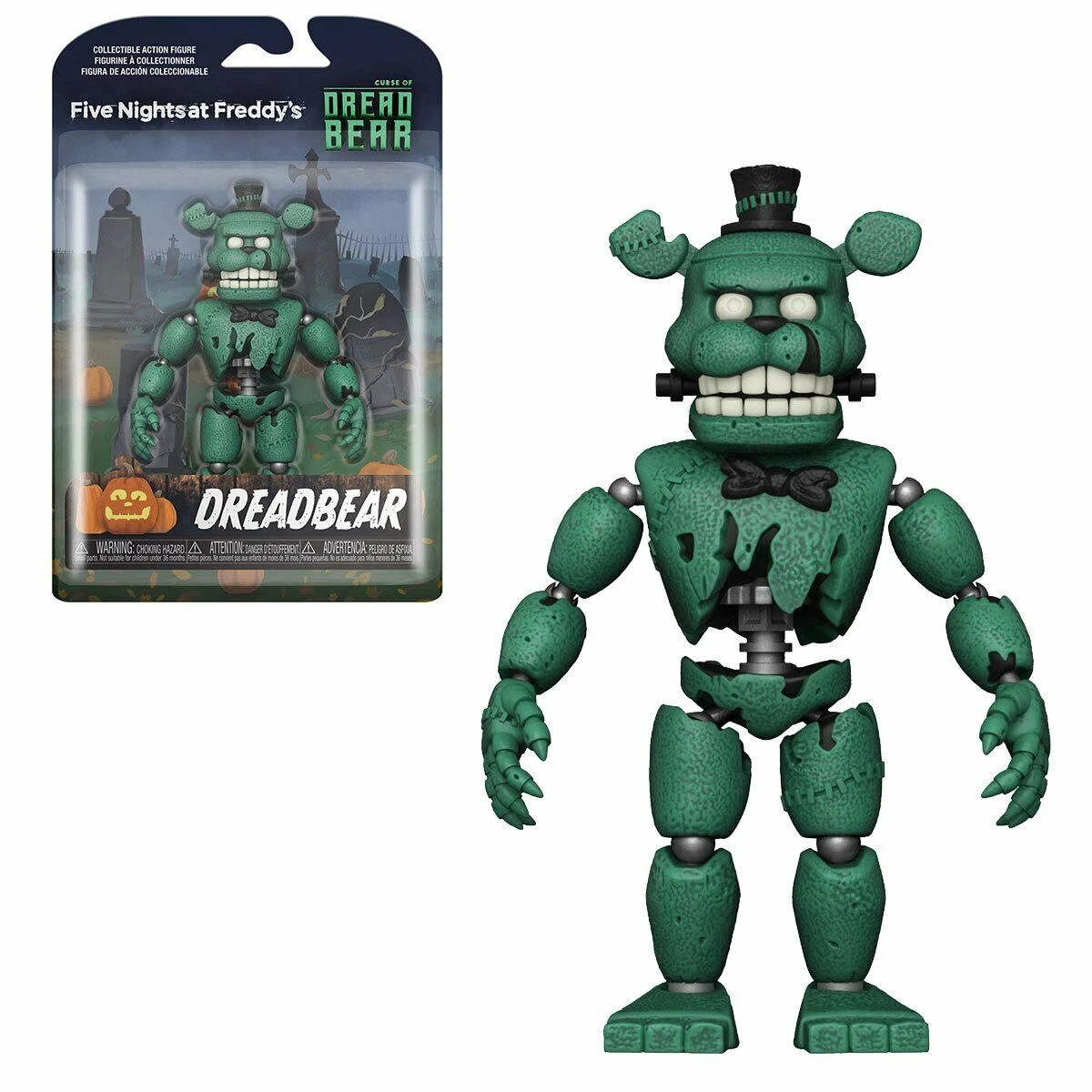 Five Nights At Freddy's Curse Of Dread Bear: Dreadbear Articulated 5" Funko Figure 1 Five Nights At Freddy's Curse Of Dread Bear: Dreadbear Articulated 5" Funko Figure