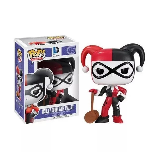 DC Super Heroes: Harley Quinn W/ Mallet Funko POP! Vinyl 1 DC Super Heroes: Harley Quinn W/ Mallet Funko POP! Vinyl